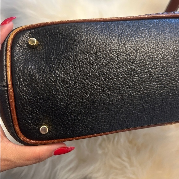 BALLY Black and Brown Woven Handbag - Picture 6 of 16